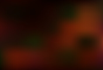 Dark Yellow, Orange vector blurred shine abstract background.