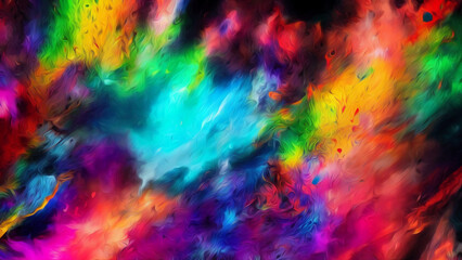 Obraz na płótnie Canvas Explosion of color abstract background #67