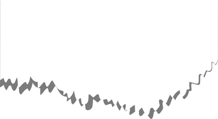 Ripped torn sheets of paper
