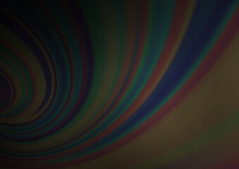 Dark Silver, Gray vector blurred background.