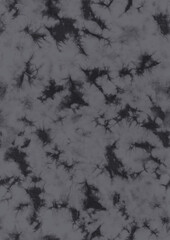 Grey tie dyed pattern Seamless textile repeat print background