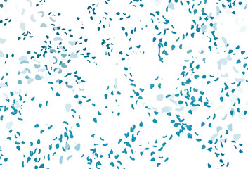 Light blue vector background with abstract forms.