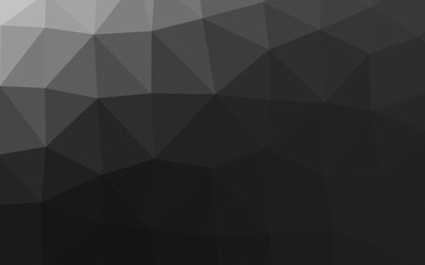 Dark Silver, Gray vector low poly texture.