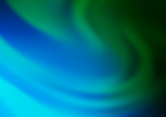 Light Blue, Green vector blurred shine abstract pattern.
