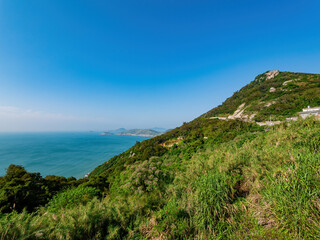 Fototapeta na wymiar Coast landscape of the Beigan Island