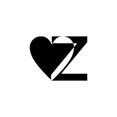 z vector monogram logo for business and more