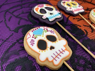 Galleta decorada de halloween