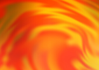 Light Yellow, Orange vector blurred and colored template.