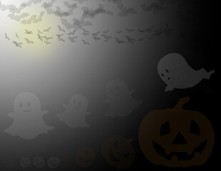 Fototapeta premium abstract background with halloween symbol