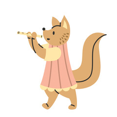 Cute animal in Scandinavian style