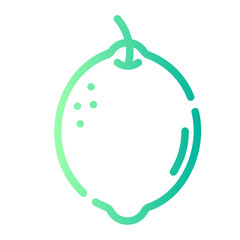 lime gradient icon