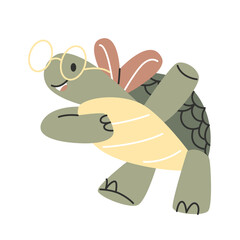 Cute animal in Scandinavian style