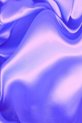 Beautiful purple material, folded in folds. Silk, satin. Solid background.