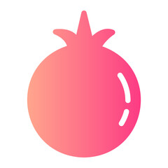 pomegranate gradient icon