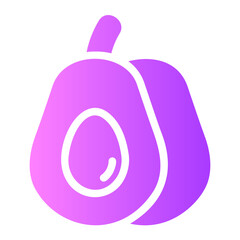 avocado gradient icon