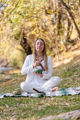 woman practicing meditation for powerful women