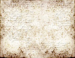 Old script paper background