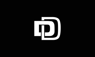 letter DD logo design vector
