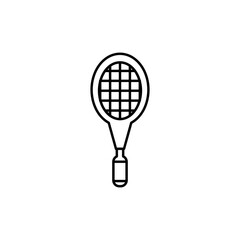 TENNIS ICON line design template vector isolated illustration
