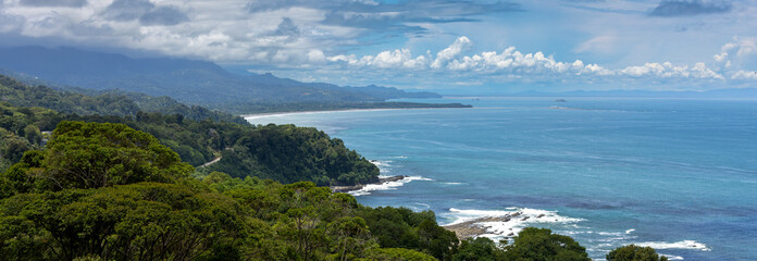 Costa Rica, view looking towards Osa Penninsula