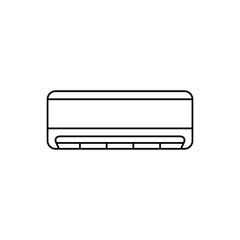 Indoor Air Conditioner icon in line style icon, isolated on white background