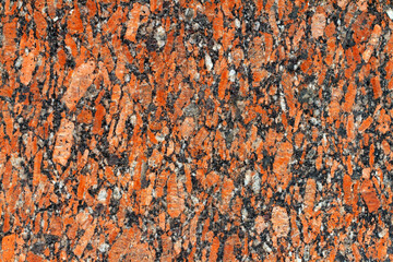 The texture of red natural granite.
