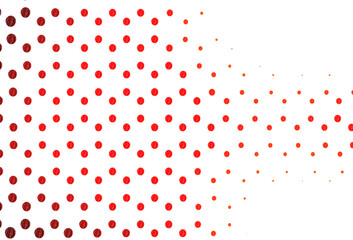 Light red vector layout with circle shapes.