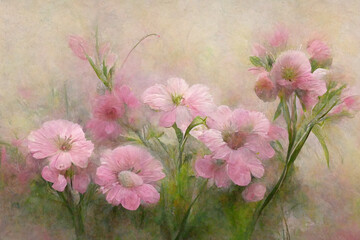 Fototapeta na wymiar Beautiful color art of flowers background