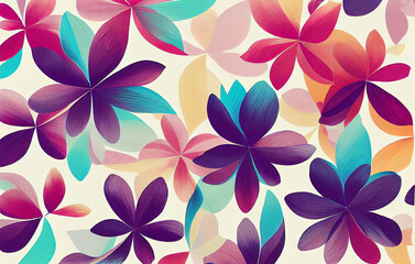 Obraz na płótnie Canvas Beautiful color art of flowers background