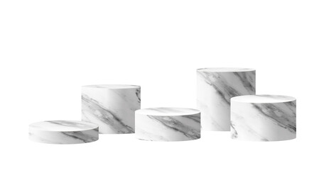 Marble cylinder podium scene stage showcase, product, perfume, promotion sale, banner, presentation, cosmetic