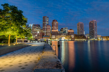 The historical landmarks and sites of Boston, Massachusetts.