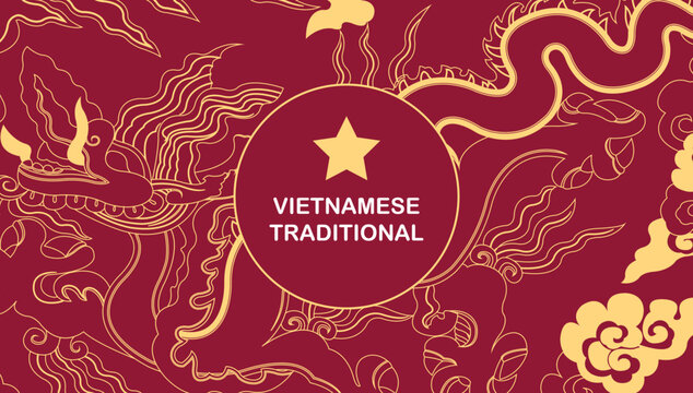 Vietnamese Traditional Decorative Art, Asian Pattern