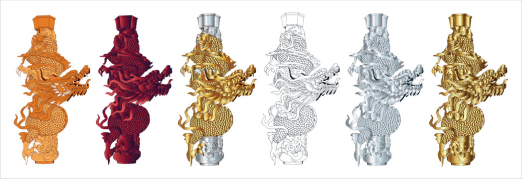 Vietnamese Traditional Decorative Art, Asian Pattern