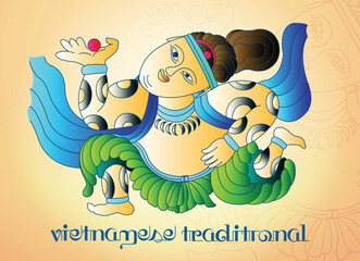 Vietnamese Traditional Decorative Art, Asian Pattern