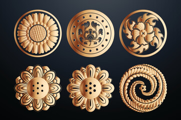 Vietnamese Traditional Decorative Art, Asian Pattern