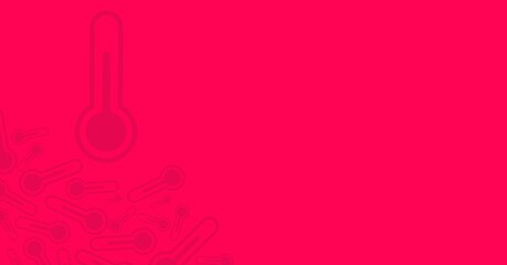 Illustration of thermometer. High temperature precautions medicine coronavirus  pandemic