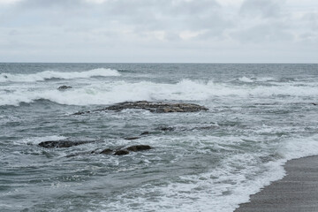 茨城県の景勝地の一つである大洗海岸