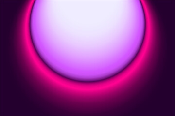 3d purple button with magenta border vector background