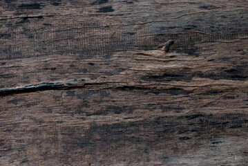 The surface of the old brown wood texture for use as a background.