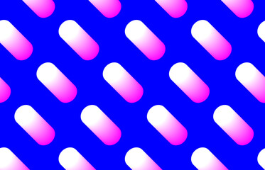 Seamless vector pattern background with gradient pink and white ovals