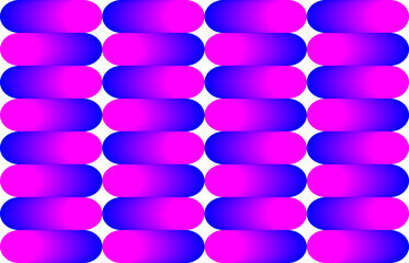 Seamless purple and blue funky geometric pattern. Vector