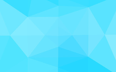 Fototapeta na wymiar Light BLUE vector shining triangular background.