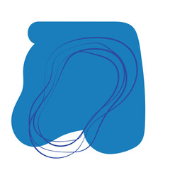 Abstract Hand drawn Line art Shape