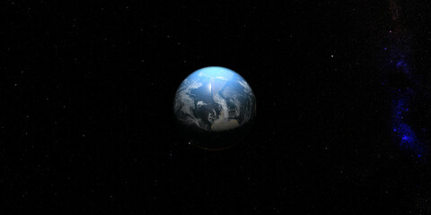 Obraz na płótnie Canvas Earth in the Universe 