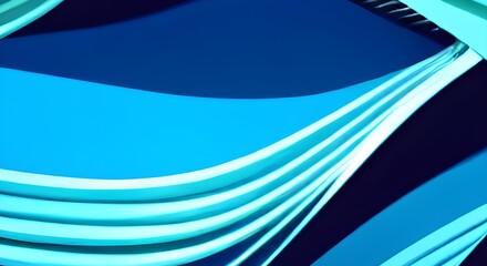 Colorful Liquid metallic wavy background. 3d render illustration