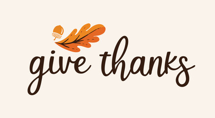 Happy thanksgiving day. Background with colorful autumn illustrations.Poster for holiday celebration. Design vector banner with vintage lettering and hand-drawn graphic elements. - 531840088