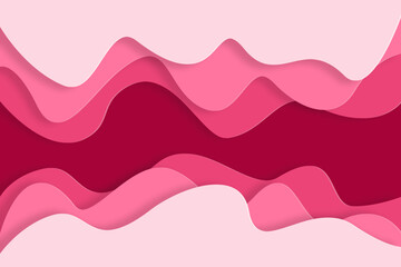 3D abstract background and paper cut shapes. Vector design layout for business presentations, flyers, posters and invitations