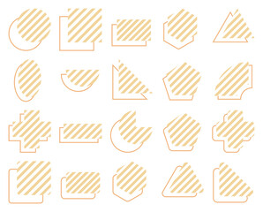 Geometric element. Design elements for decoration.