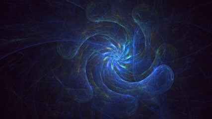 Fototapeta premium 3D rendering abstract circle light background