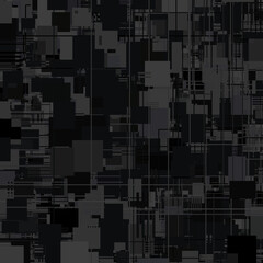 Sci-Fi technology background pattern used as a clothing motif